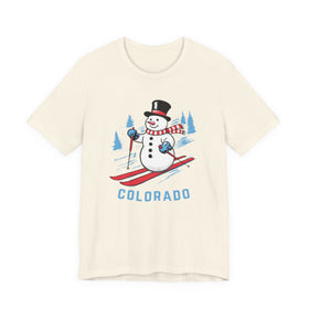 Colorado T Shirt - Ski Snowman Graphic Colorado Tee - 0