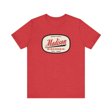Madison, Wisconsin T-Shirt - Retro Unisex Madison Shirt