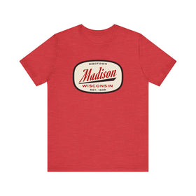 Madison, Wisconsin T-Shirt - Retro Unisex Madison Shirt