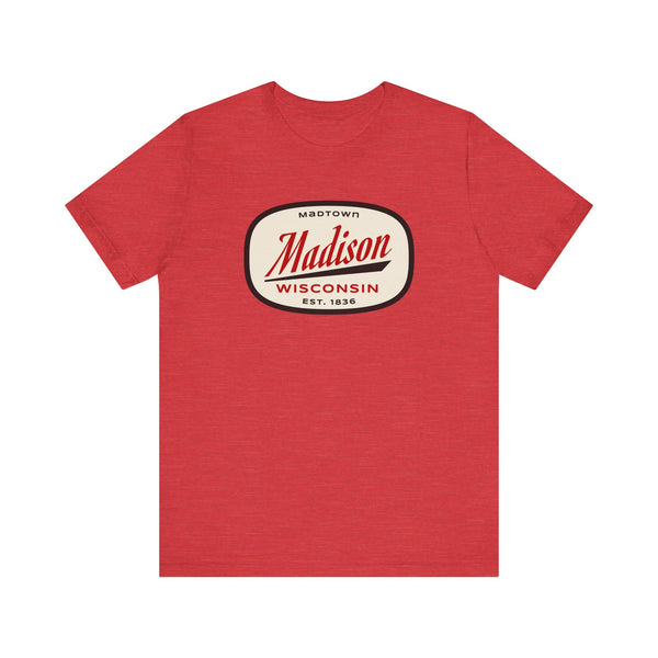 Madison, Wisconsin T-Shirt - Retro Unisex Madison Shirt
