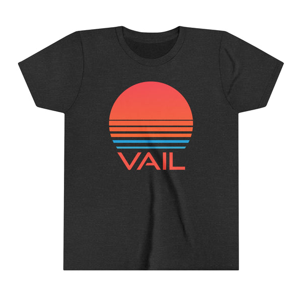 Vail, Colorado Youth Shirt - Retro 80s Vail Kid's T-Shirt