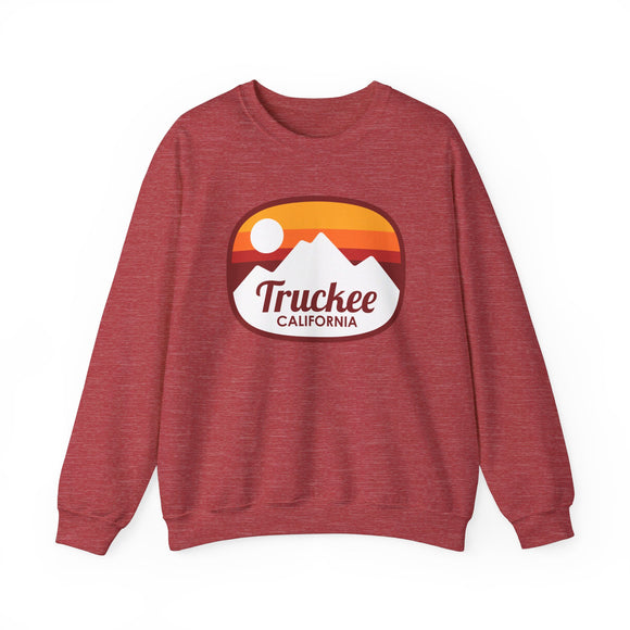 Truckee, California Sweatshirt - Unisex Retro Ombre Crewneck Truckee Sweatshirt