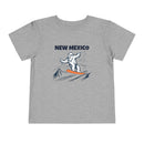 New Mexico Yeti Snowboard Toddler Tee-4