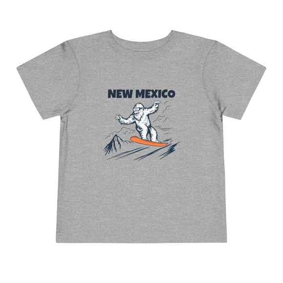 New Mexico Yeti Snowboard Toddler Tee