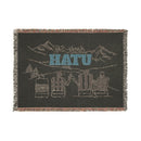 Utah Ski Town Throw Blanket | Mountain Woven Blanket-5