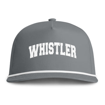 Buy granite Whistler, Canada Embroidered Rope Hat - Vintage Sunwashed Rope Cap, Comfort Colors