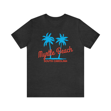 Buy dark-grey-heather Myrtle Beach, South Carolina T-Shirt - Unisex Myrtle Beach Shirt