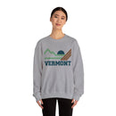 Vermont Sweatshirt - Mountain Vermont Crewneck Sweatshirt-14