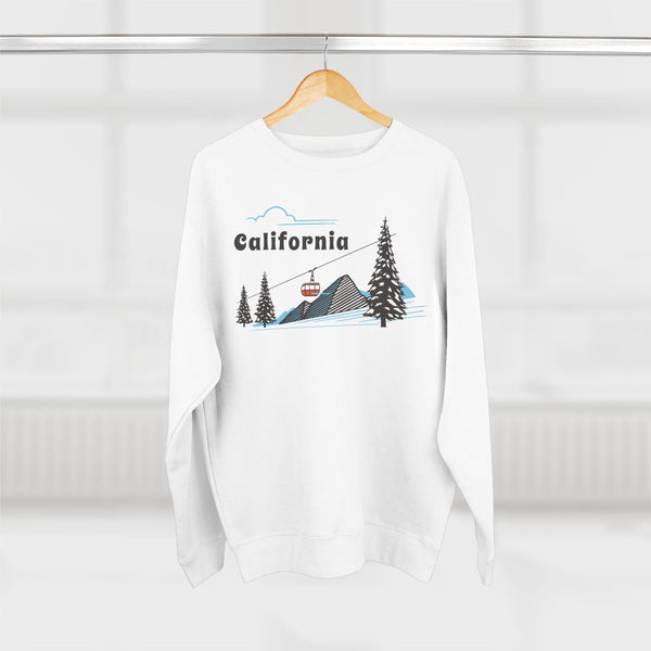 Premium California Sweatshirt Unisex Crewneck, Premium Sweatshirt, Crewneck Jumper, Ski Resort Apparel