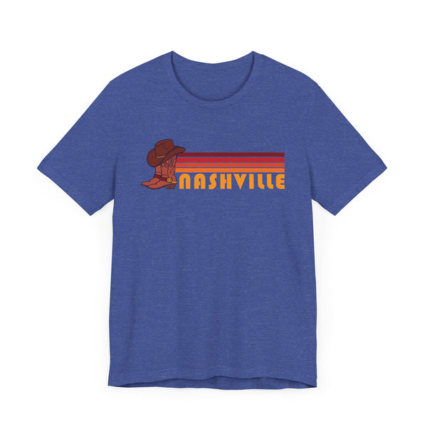 Nashville, Tennessee T-Shirt Retro Boots - Adult Unisex Nashville T Shirt