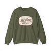 Michigan Sweatshirt - Unisex Retro Michigan Crewneck Sweatshirt