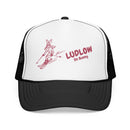 Ludlow, Vermont Ski Bunny Foam Trucker Hat-4