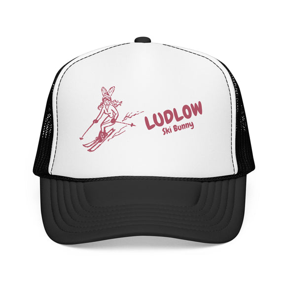 Ludlow, Vermont Ski Bunny Foam Trucker Hat