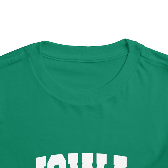 Iowa Toddler Graphic Tee - Kids Iowa Vacation Shirt