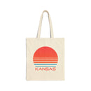 Kansas Cotton Canvas Kansas Tote Bag - Retro 80s-1