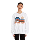 Durango, Colorado Sweatshirt Retro Mountains, Durango Unisex Graphic Crewneck-9