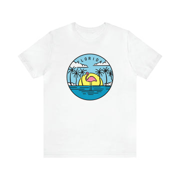 Buy white Florida T-Shirt - Unisex Florida Shirt - Scenic Circle