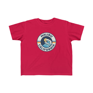 Buy red Malibu, California Toddler T-Shirt - Toddler Malibu Shirt