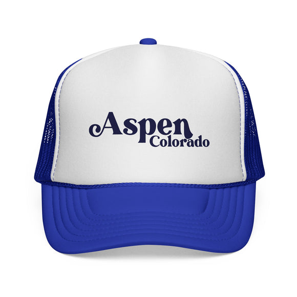Aspen, Colorado Retro Trucker Hat
