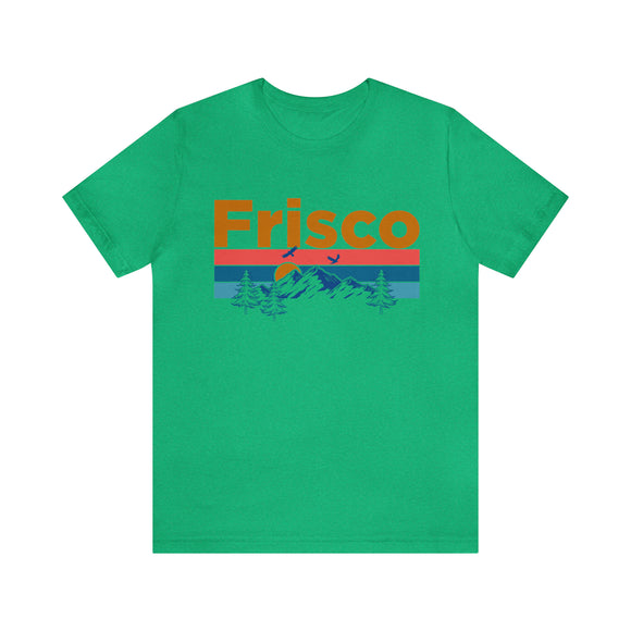 Frisco, Colorado Shirt - Mountain Sunset Unisex Frisco T-Shirt