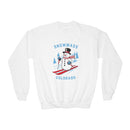 Snowmass, Colorado Youth Crewneck Sweatshirt - Ski Snowman Unisex Kid's Snowmass, Colorado Sweatshirt-1