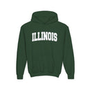 Illinois Youth Hoodie - Kids Illinois Hooded Sweatshirt-1