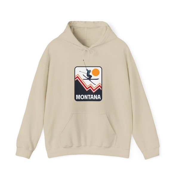 Montana Hoodie - Snow Ski Jump Unisex Montana Hoodie Sweatshirt