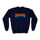 Sun Valley, Idaho Youth Sweatshirt - Unisex Kid's Sun Valley Crewneck Sweatshirt-4