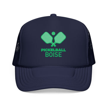 Buy dark-navy Boise, Idaho Pickleball Trucker Hat - Foam Boise Cap