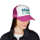 Maui, Hawaii Retro Sailboat Trucker Hat-12