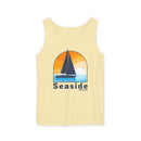 Seaside, Oregon Sailboat Tank Top | Comfort Colors 100% Cotton-3