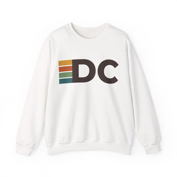 Washington, DC DC Retro Stripe Sweatshirt