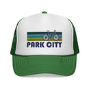 Park City, Utah Retro Bike Trucker Hat - Vintage Style Park City Cap-2