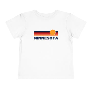 Minnesota Toddler T-Shirt - Retro Sun Tee - 0