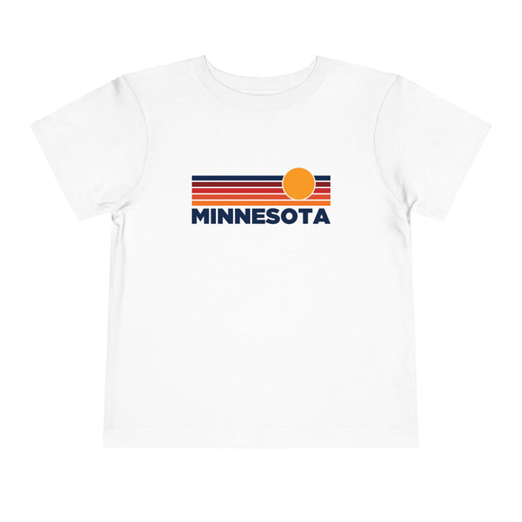 Minnesota Toddler T-Shirt - Retro Sun Tee