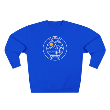 Buy royal-blue Premium Vail, Vermont Sweatshirt - Retro Unisex Sweatshirt