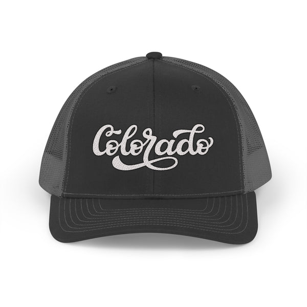 Colorado Snapback Trucker Cap - Embroidered Colorado Hat