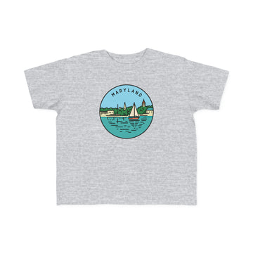 Buy heather Maryland Toddler T-Shirt - Unisex Toddler Maryland Shirt