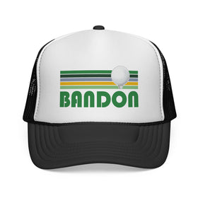 Bandon, Oregon Retro Golf Trucker Hat