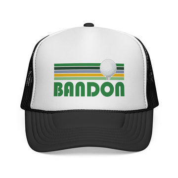 Bandon, Oregon Retro Golf Trucker Hat