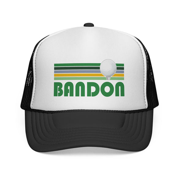 Bandon, Oregon Retro Golf Trucker Hat