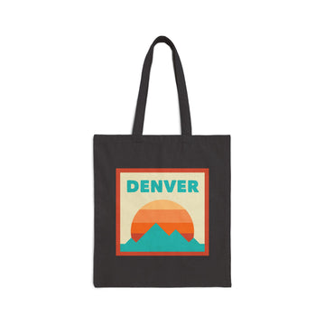 Denver, Colorado Tote Bag, Cotton Canvas Tote Bag, Reusable Shopping Bag, Eco-Friendly Tote, Denver, Colorado Gift - 0