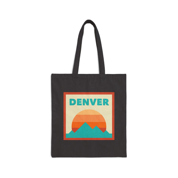 Denver, Colorado Tote Bag, Cotton Canvas Tote Bag, Reusable Shopping Bag, Eco-Friendly Tote, Denver, Colorado Gift