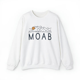 Moab, Utah Sweatshirt - Unisex Crewneck Moab Sweatshirt