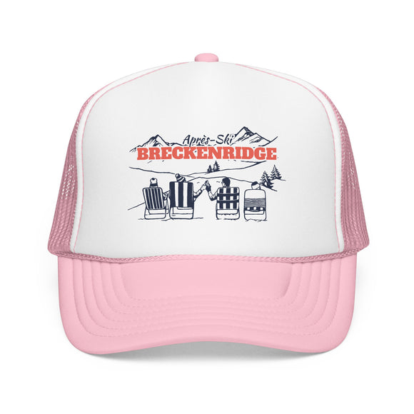 Breckenridge, Colorado Après-ski Trucker Hat — Foam Mesh Cap