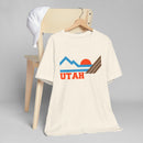 Utah Retro Mountains Sunset T-Shirt | Vintage Utah Tee-10