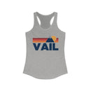 Vail, Colorado Women's Racerback Tank Top - Mountain Lover Sleeveless Shirt, Women's Vail Hiking Tank-2