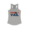 Vail, Colorado Women's Racerback Tank Top - Mountain Lover Sleeveless Shirt, Women's Vail Hiking Tank