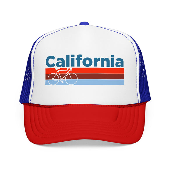 California Trucker Hat - Foam California Bike Cap