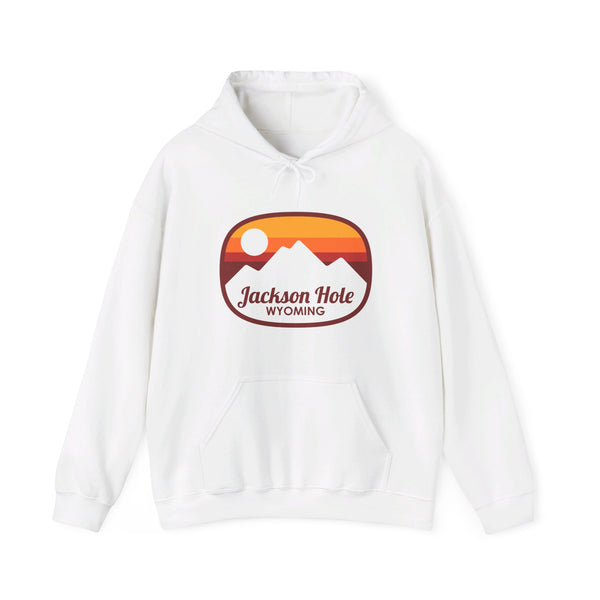 Jackson Hole, Wyoming Hoodie - Retro Ombre Unisex Jackson Hole Hoodie Sweatshirt